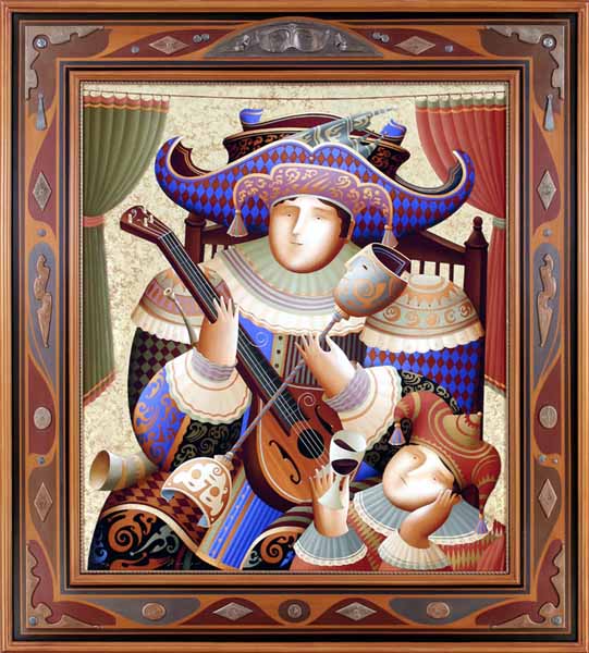 Harlequin With Mask